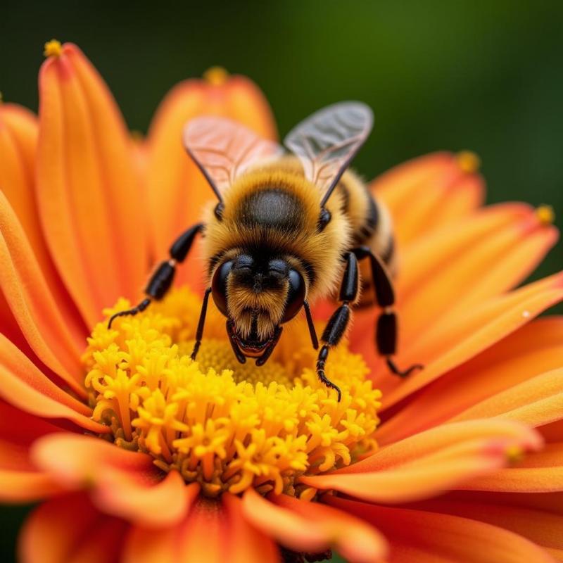 Bee on Flowers