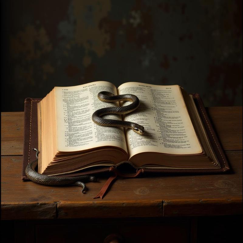 The Bible and a Snake