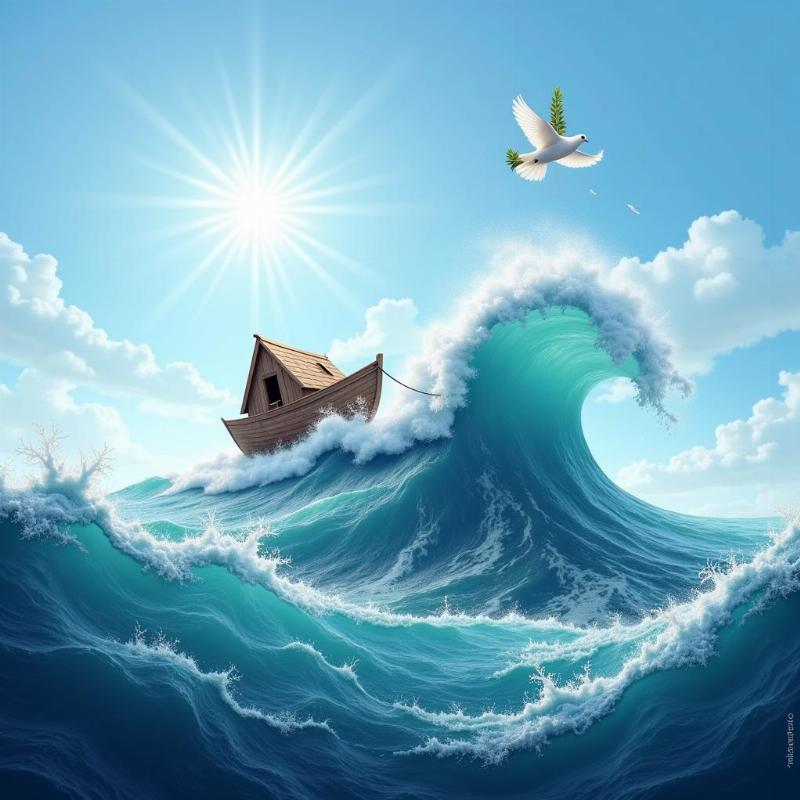 Biblical Imagery of a Tsunami: Symbolizing spiritual cleansing