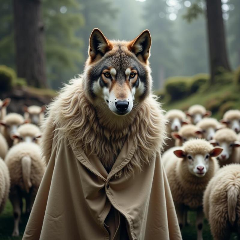 Biblical Wolf in Sheep's Clothing Dream