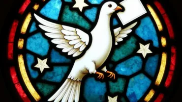 Bird Messenger Stained Glass