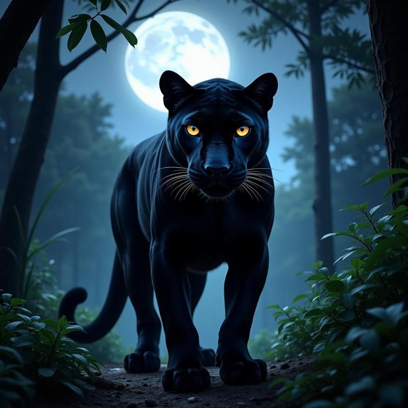 Black Panther Dream: Strength and Power