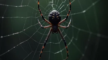 Black Widow in a Dream Web