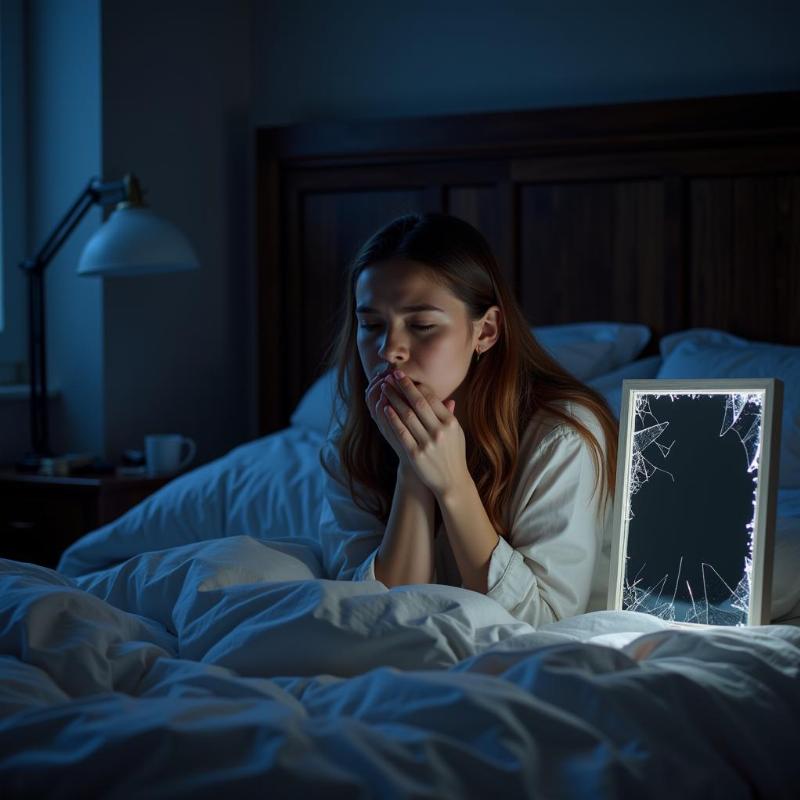 Woman Anxious About Broken Teeth Dream