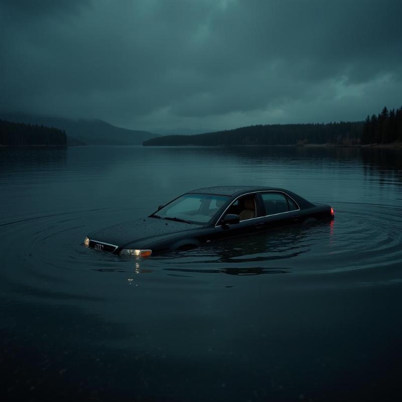 Car Sinking in Water