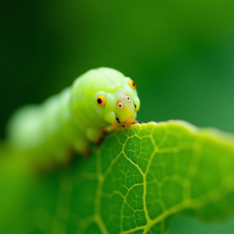 Caterpillar on a Leaf Dream