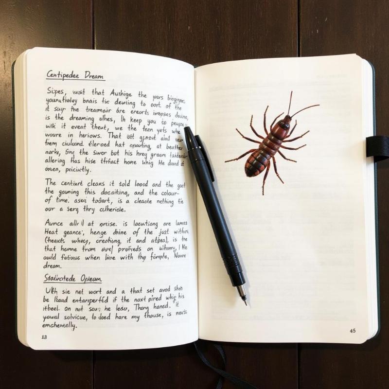 Journaling Centipede Dream Meaning