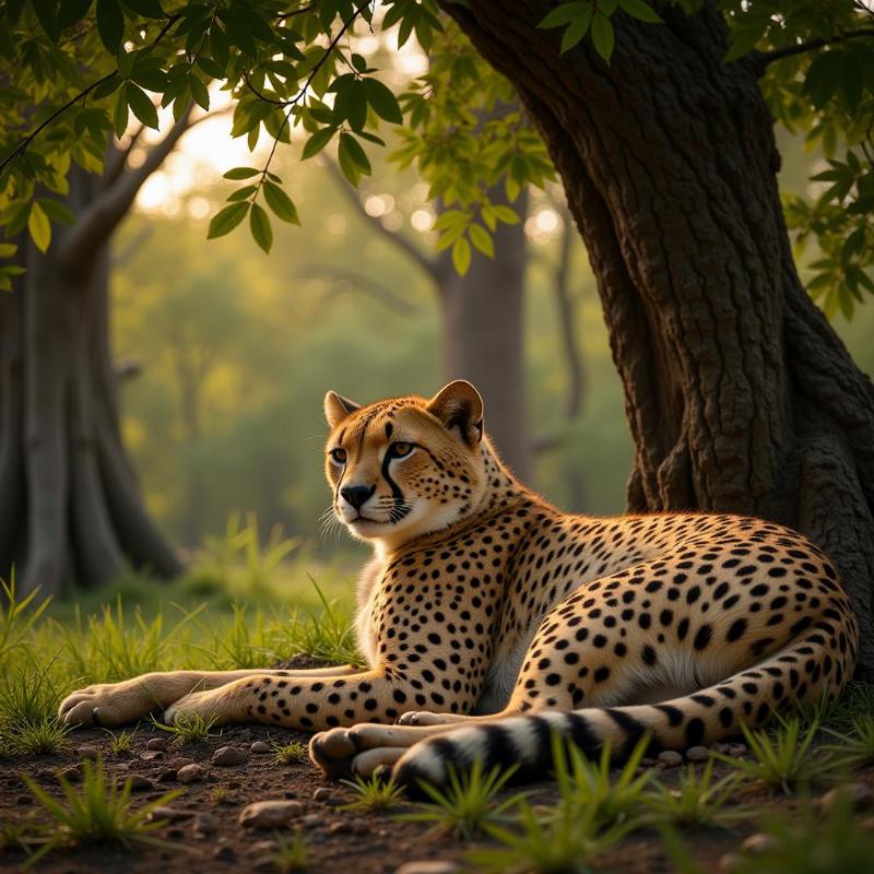 Cheetah Resting: Symbol of Peaceful Power in Dreams