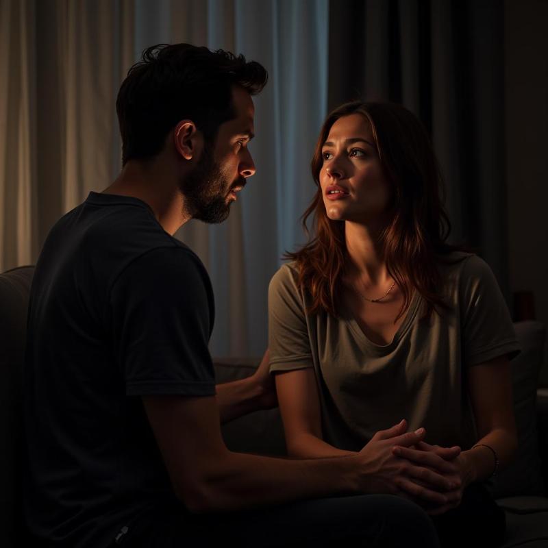 Couple Arguing in Dream After Infidelity