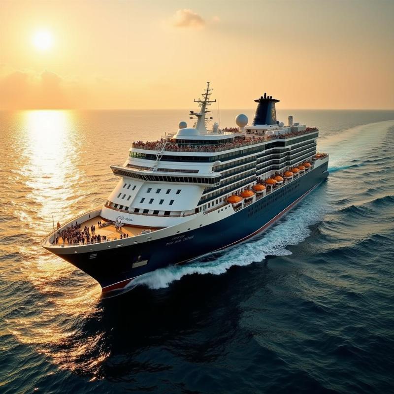 Dream of Cruise Ship on Calm Waters