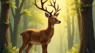 Deer Dream Symbolism in a Forest