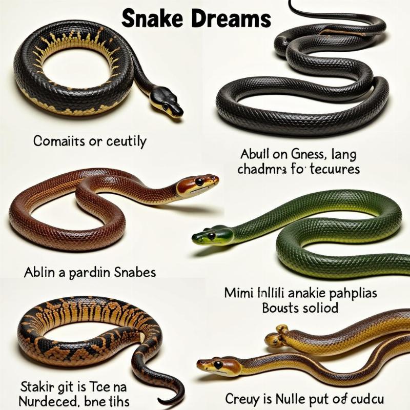 Different Snake Types in Dreams and Their Meanings