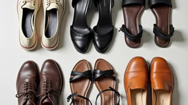 Various types of shoes and their potential meanings in dreams