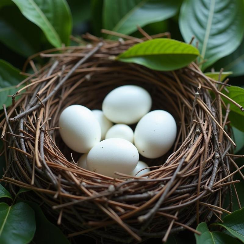 Eggs in a nest