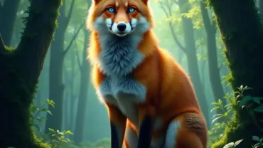 Dream Fox in Forest