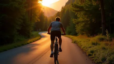 Dream of Riding Bicycle Uphill