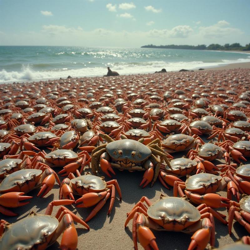 Dreaming of Many Crabs Feeling Overwhelmed