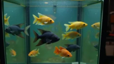 Fish in aquarium symbolizing containment and limitations