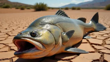 Fish Out of Water Struggling on Land