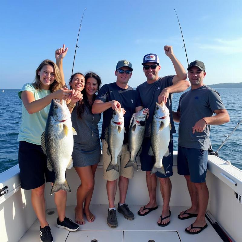  Fishing with Friends, Joyful and Abundant Catch 