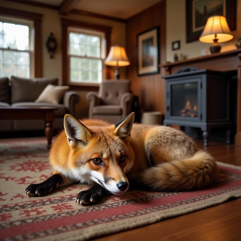 Fox Inside House