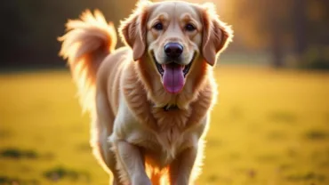 Friendly Golden Retriever in Dream