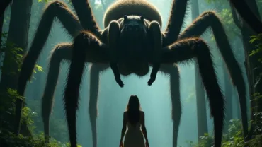 Giant Spider Dream in Forest