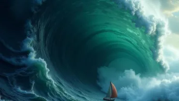 Dream of Huge Wave Crashing