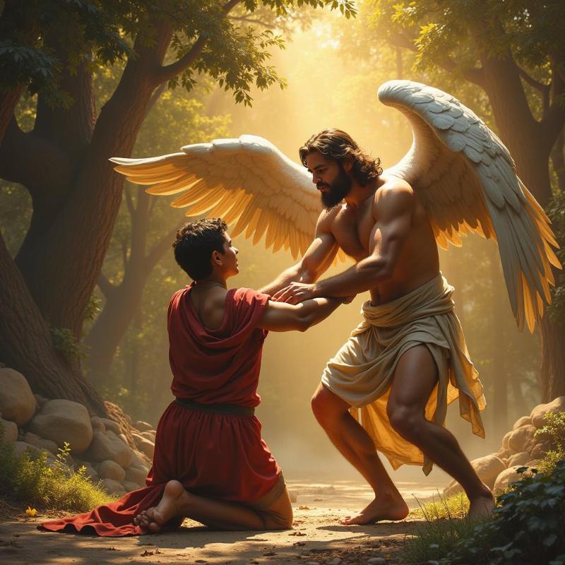 Jacob Wrestling the Angel