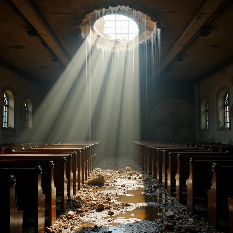 Leaking Ceiling in a Church