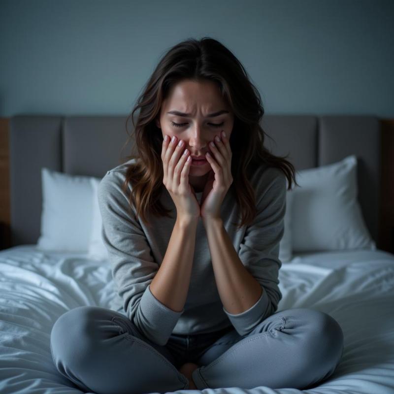 Woman Anxious About Losing Tooth Dream