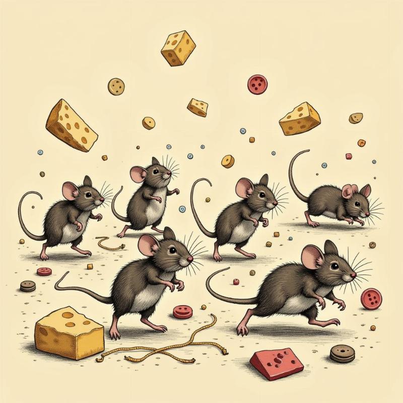 Mice Running in a Dream