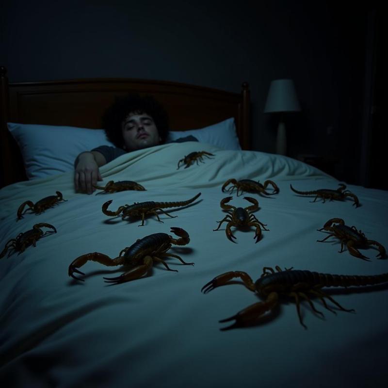 Multiple Scorpions in a Dream - Anxiety