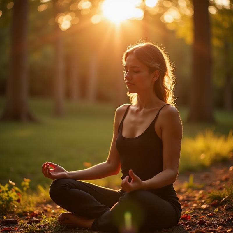 Finding peace through meditation