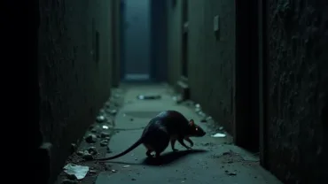 Rat in a Dark Alley