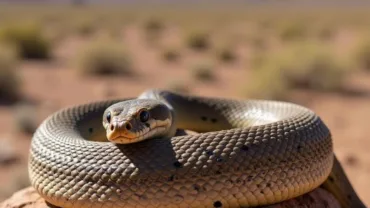 Rattlesnake in the Desert