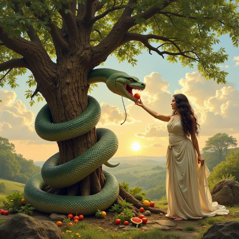 Snake in the Garden of Eden