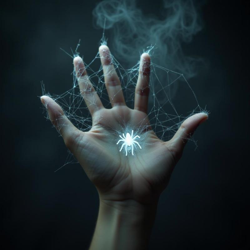 White spider bite dream interpretation