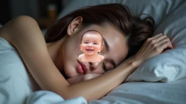 Woman Dreaming of Baby