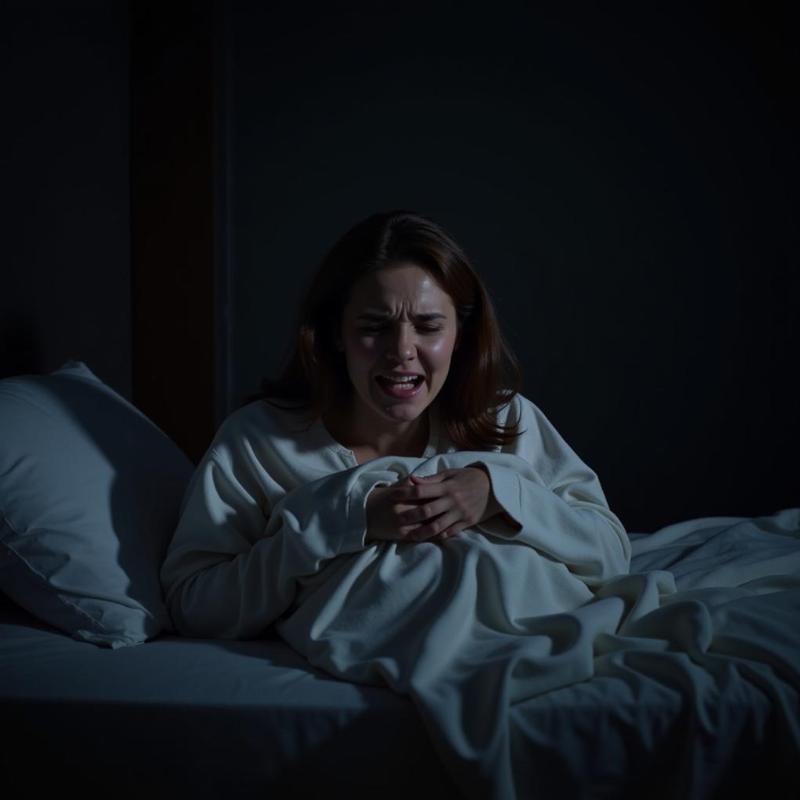 Woman Experiencing Night Terror